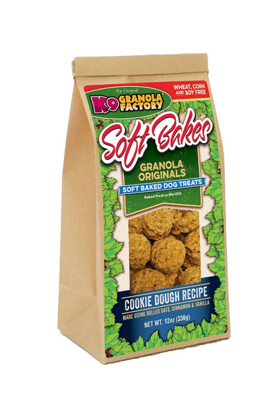 K9 Granola Factory Soft Bakes Dog Treats Cookie Dough 12 oz