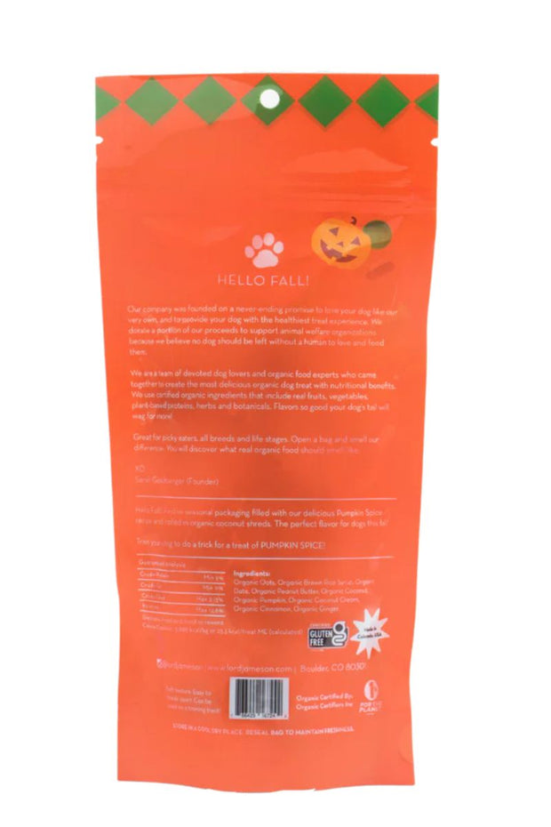 Lord Jameson Pumpkin Spice Pop Dog Treats 6 oz