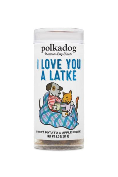 Polka Dog Holiday Mini Tube: Love You Latke Sweet Potato & Apple 2.5 oz