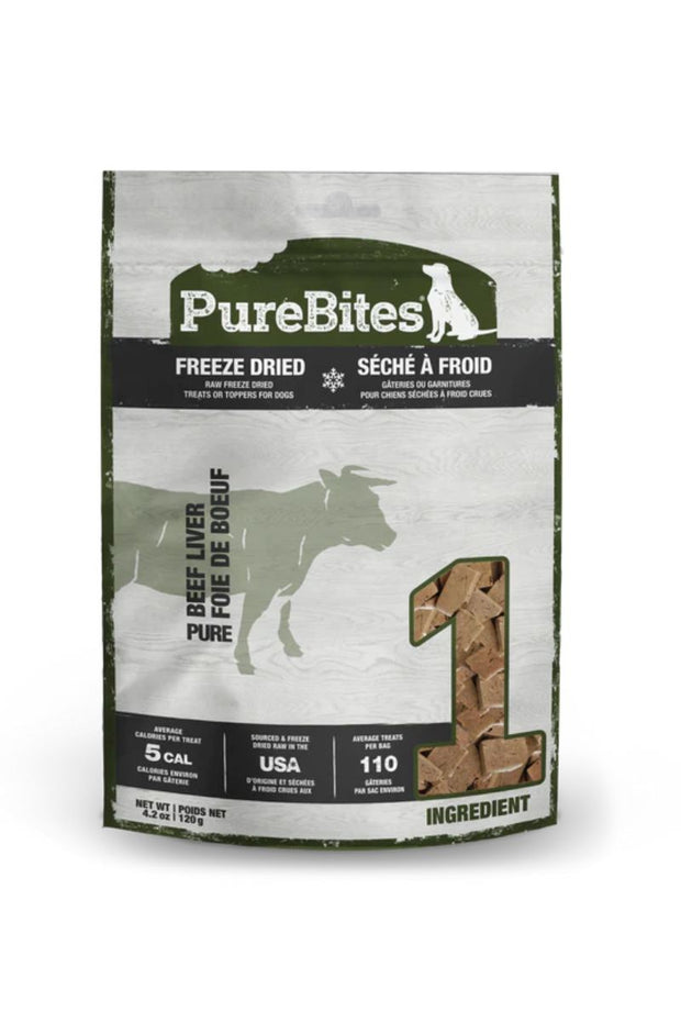 PureBites Beef Liver Freeze Dried Treats 4.2 oz