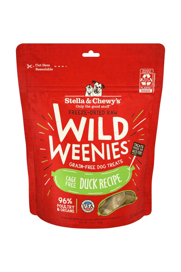 Stella & Chewy's Freeze Dried Wild Weenies Duck 3.25 oz