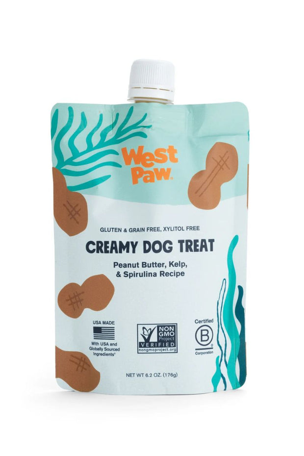 West Paw Creamy Dog Treat Peanut Butter & Kelp