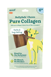 Woof Bullysafe Chews Pure Collagen 6" 5 pack