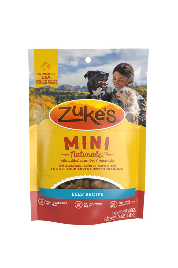 Zuke's Mini Naturals Treat Beef Recipe 6 oz