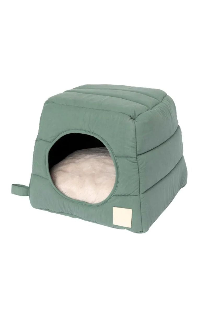 FuzzYard Life Cat Cubby Myrtle Green