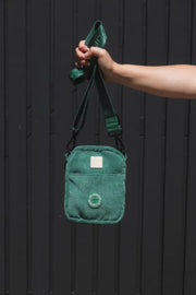 FuzzYard Life Corduroy Cross Body Bag Myrtle Green