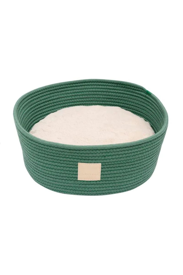 Fuzzyard Life Rope Basket Bed Myrtle Green