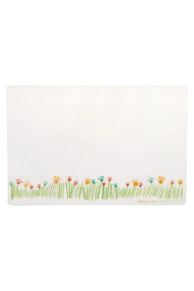Speckle and Spot Pet Placemat Frosted Green Grass