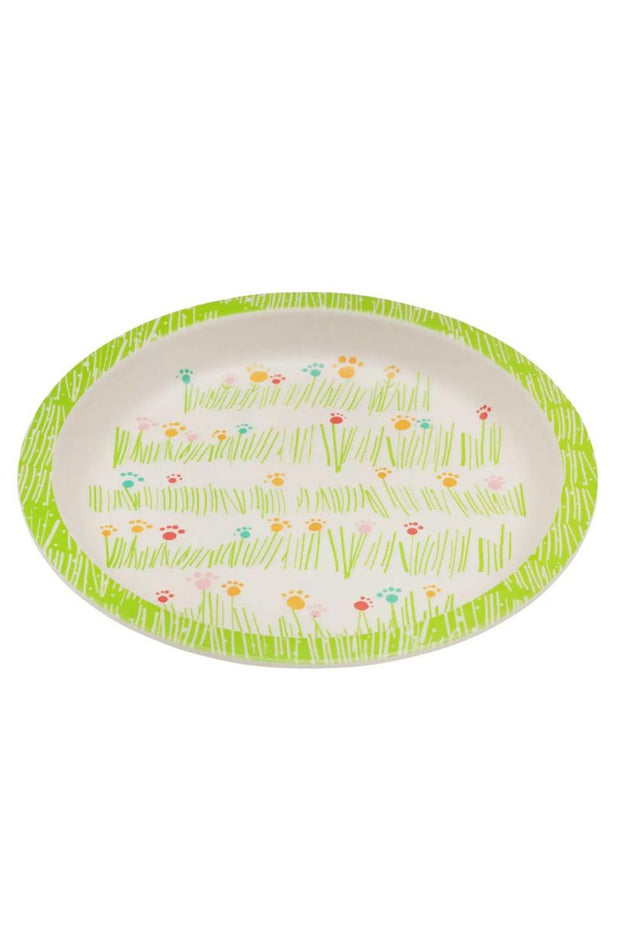 Speckle and Spot Pet Bowl Bamboo Grass