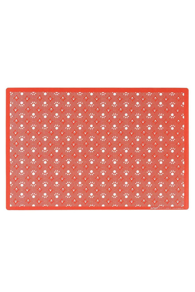 Speckle and Spot Pet Placemat Rusty Red