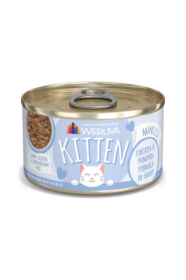 Weruva Kitten Chicken & Pumpkin Gravy Canned Cat Food 3 oz
