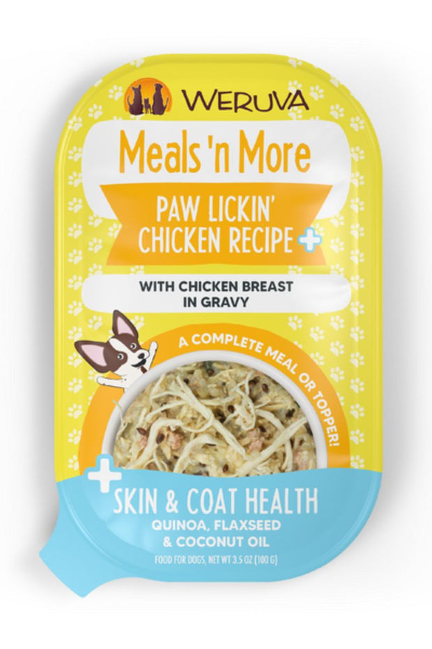 Weruva Meals 'n More MNM Paw Lickin' Chicken Recipe Plus Cup 3.5 oz