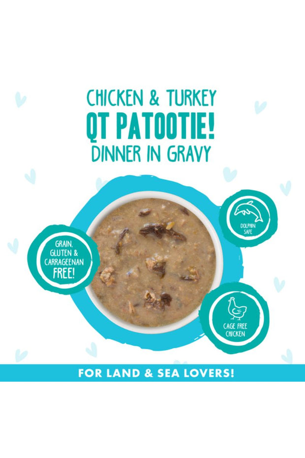 Weruva BFF OMG QT Patootie! Chicken & Turkey Dinner in Gravy 5.5 oz