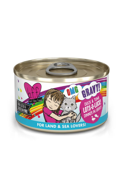 Weruva BFF OMG Lots-O-Luck! Duck & Tuna in Gravy 2.8 oz