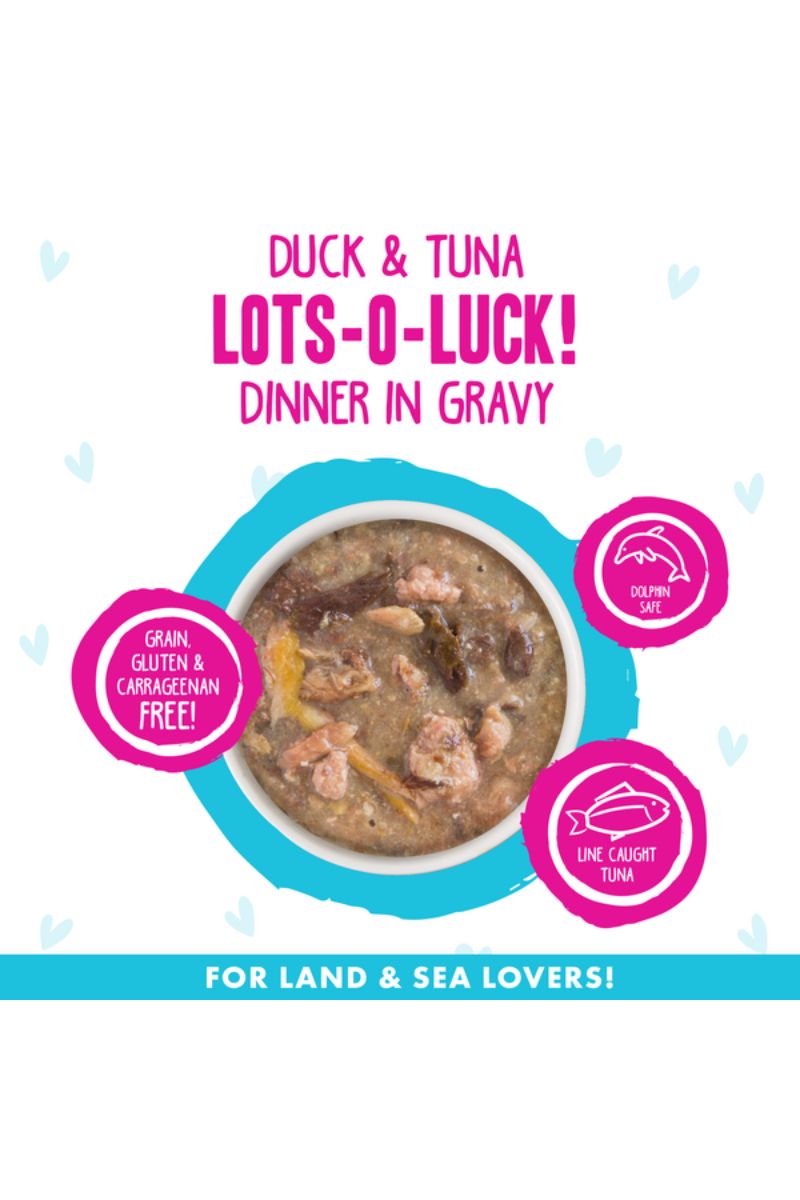 Weruva BFF OMG Lots-O-Luck! Duck & Tuna in Gravy 2.8 oz