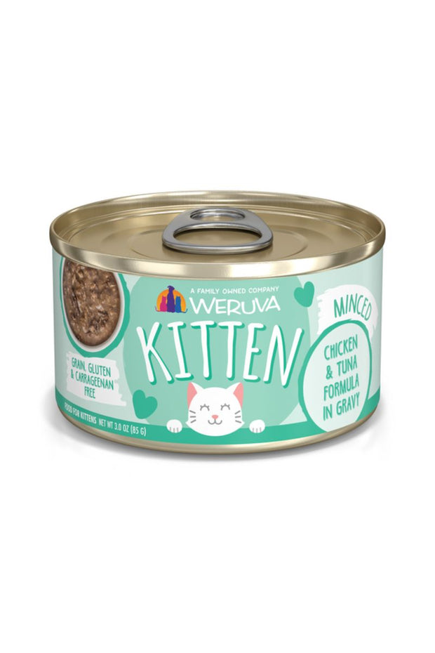 Weruva Kitten Chicken & Tuna Gravy Canned Cat Food 3 oz