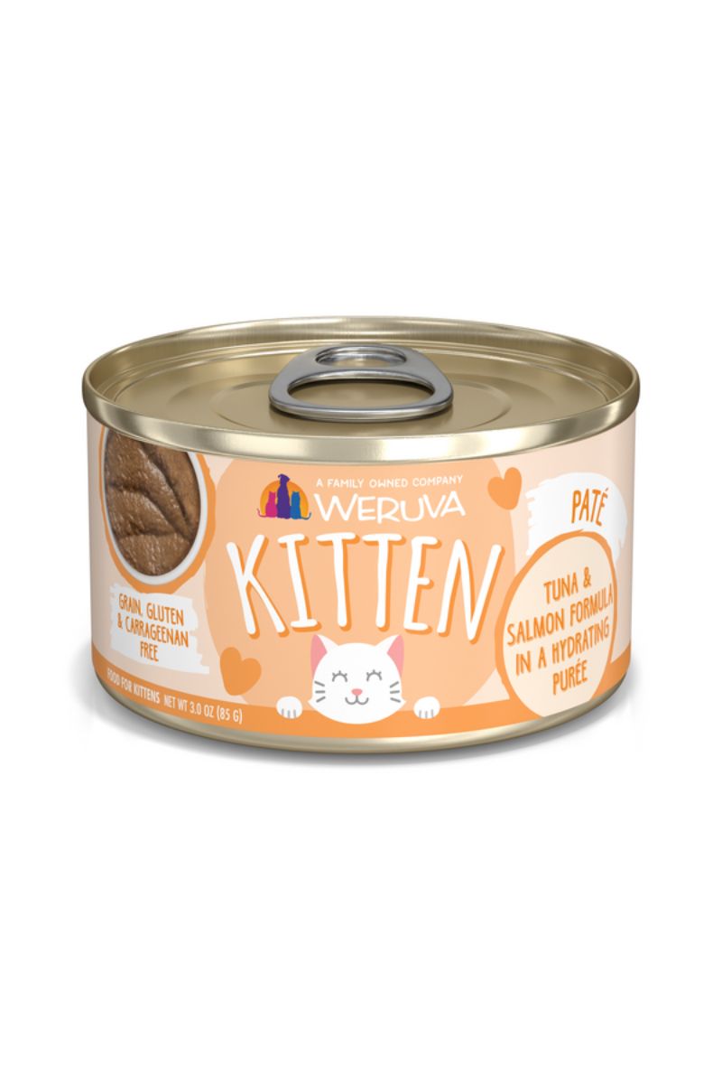 Weruva Kitten Tuna & Salmon Purée Canned Cat Food 3 oz