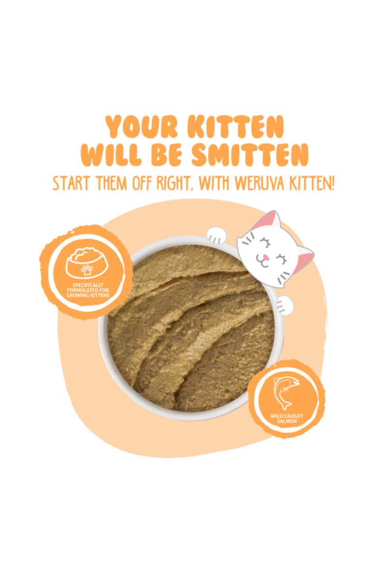 Weruva Kitten Tuna & Salmon Purée Canned Cat Food 3 oz