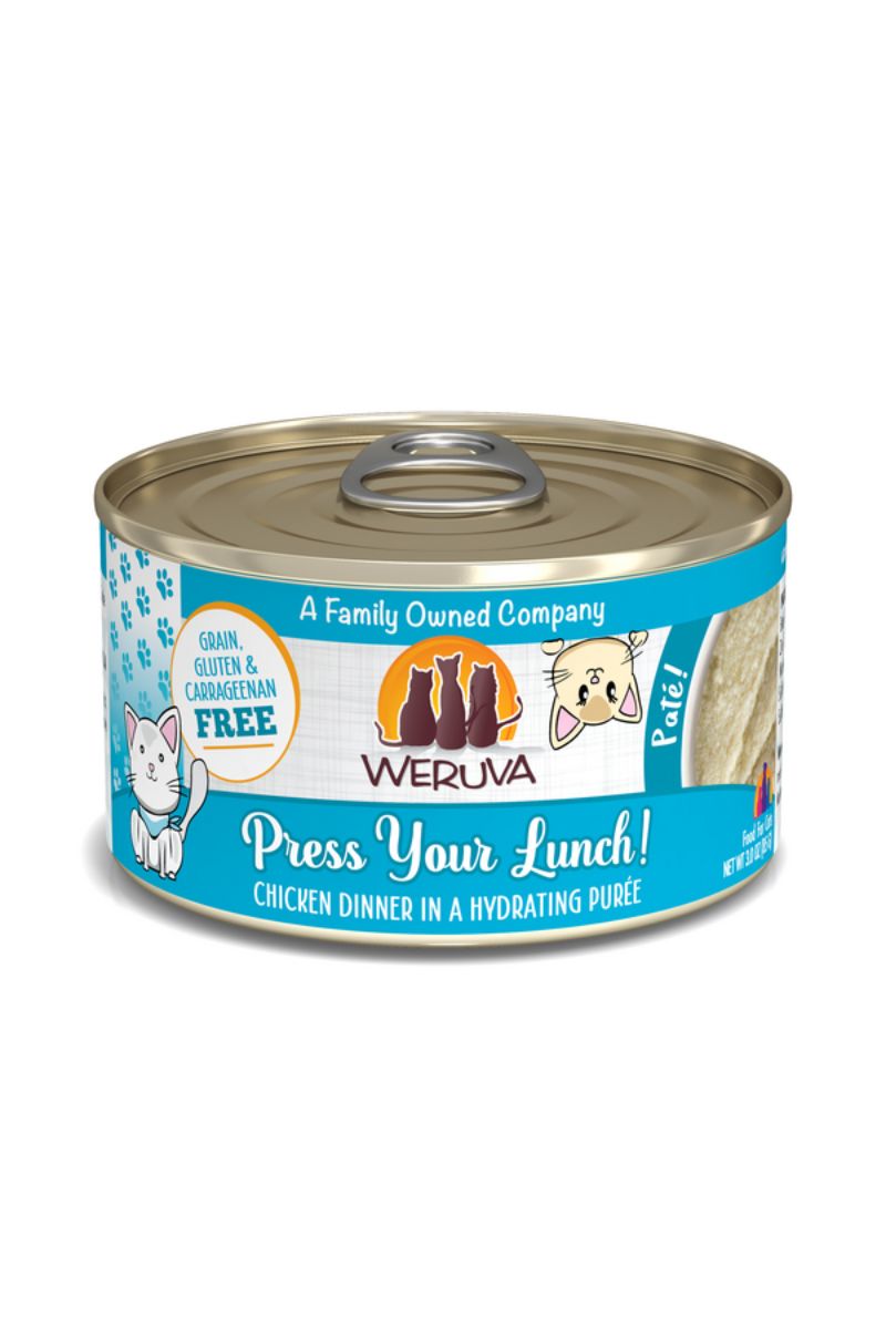 Weruva Pate Press Your Lunch! Chicken Dinner Canned Cat Food 3 oz