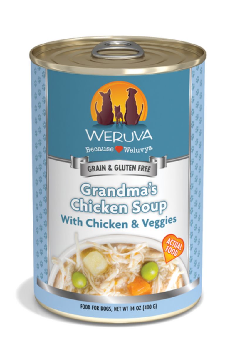 Weruva Grandma's Chicken Soup Wet Dog Food 14 oz