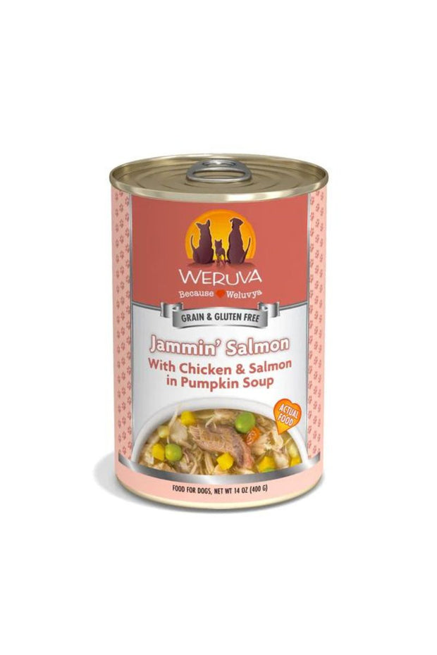 Weruva Jammin' Salmon Canned Dog Food 14 oz