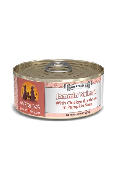 Weruva Jammin' Salmon Canned Dog Food 5.5 oz