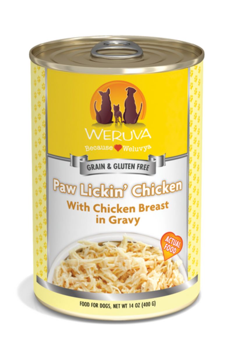 Weruva Paw Lickin' Chicken Wet Dog Food 14 oz