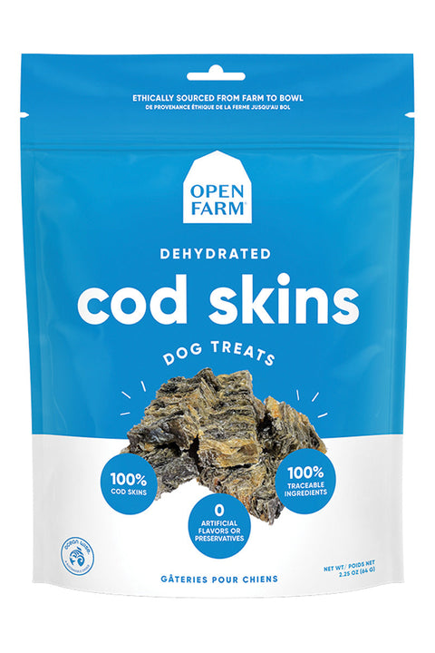 Open Farm | Dehydrated Cod Skin Treats