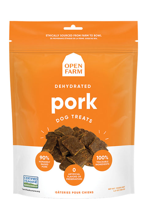 Open Farm Dehydrated Pork Treats 4.5 oz