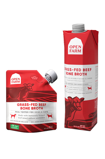 Open Farm Bone Broth Beef 12 oz