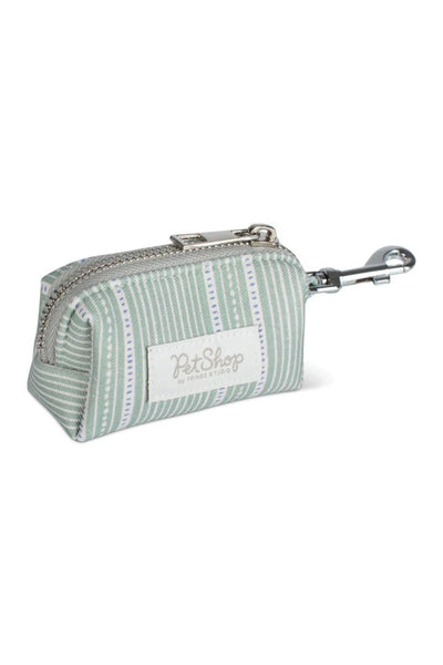 Petshop By Fringe Waste Bag Dispenser Block Stripe Dusty Sage