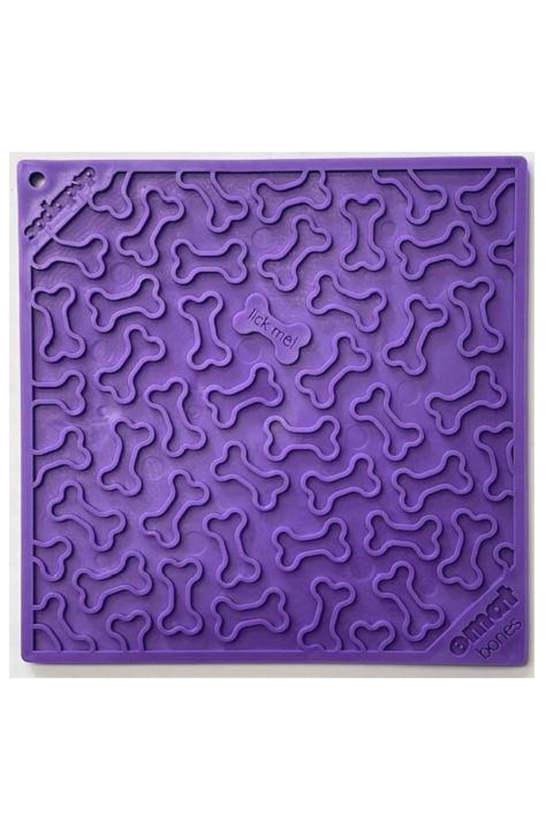 SodaPup Bones Lickmat Purple Large
