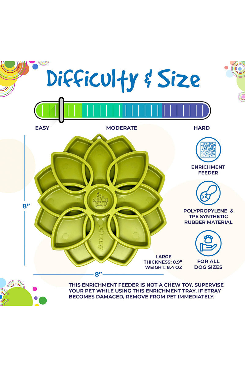 SodaPup Mandala Feeder Green
