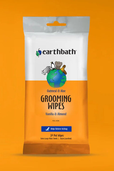 Earthbath Grooming Wipes Oatmeal & Aloe Vanilla & Almond