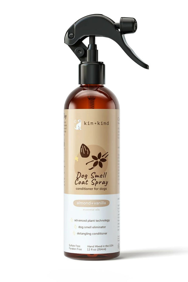 kin+kind Natural Coat Spray Almond & Vanilla 12 oz