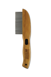 Bamboo Groom Rotating Pin Comb with 41 Rounded Pins