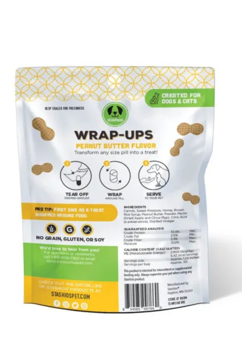 Stashios Wrap-Ups Peanut Butter 2.1 oz