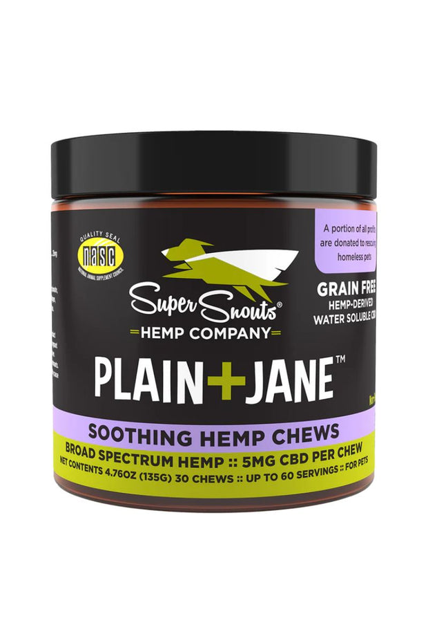 SUPER SNOUTS CBD PLAIN CHEW 30