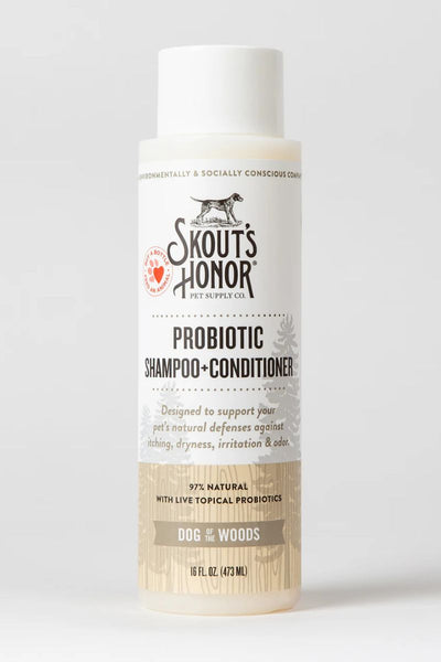 Skout's Honor Probiotic Shampoo-Conditioner Dog Of The Woods 16 oz