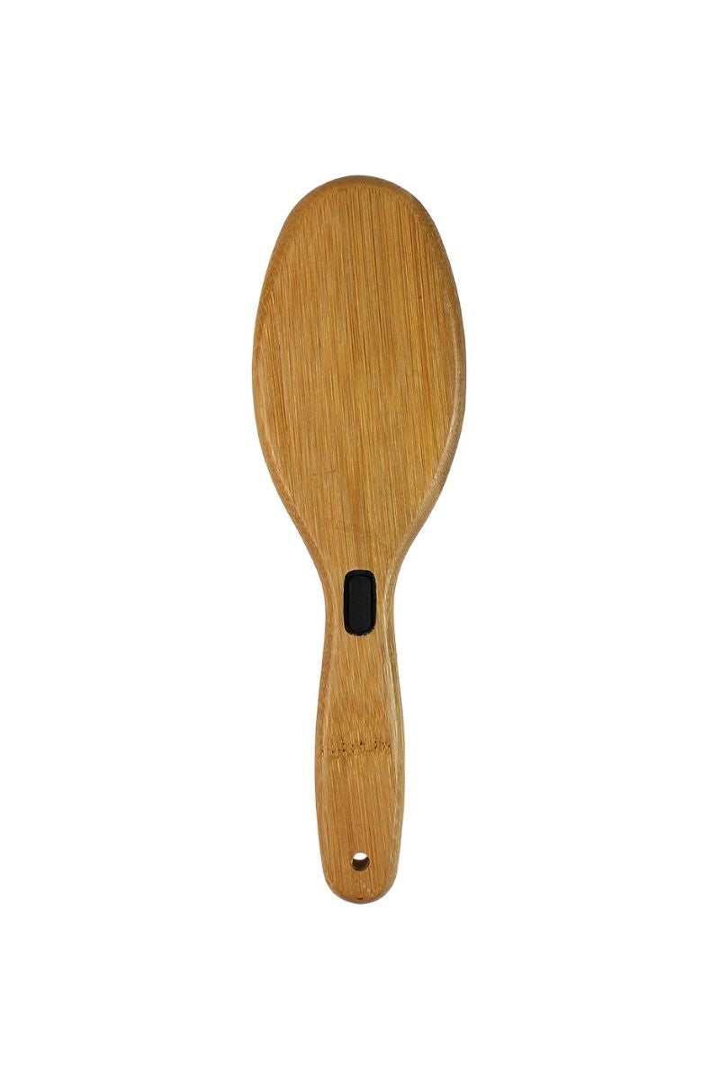 Bamboo Groom Oval Pin Brush with Stainless Steel Pins Large