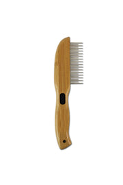 Bamboo Groom Rotating Pin Comb with 31 Rounded Pins