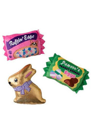 Fringe Studio Eggstra Sweets Small Plush Dog Toys Set Of 3