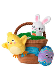 Fringe Studio Egg Hunt Squad Hide and Seek Plush Dog Toys