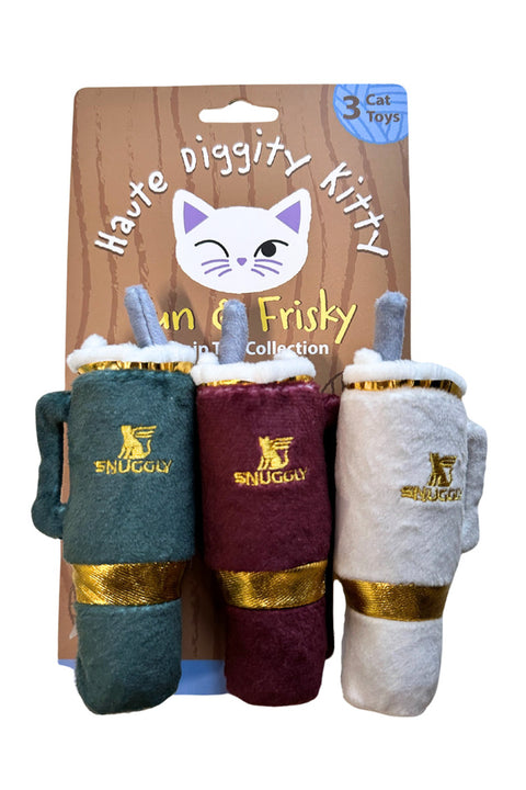 Haute Diggity Kitty Holiday Snuggly Cup 3 Pack