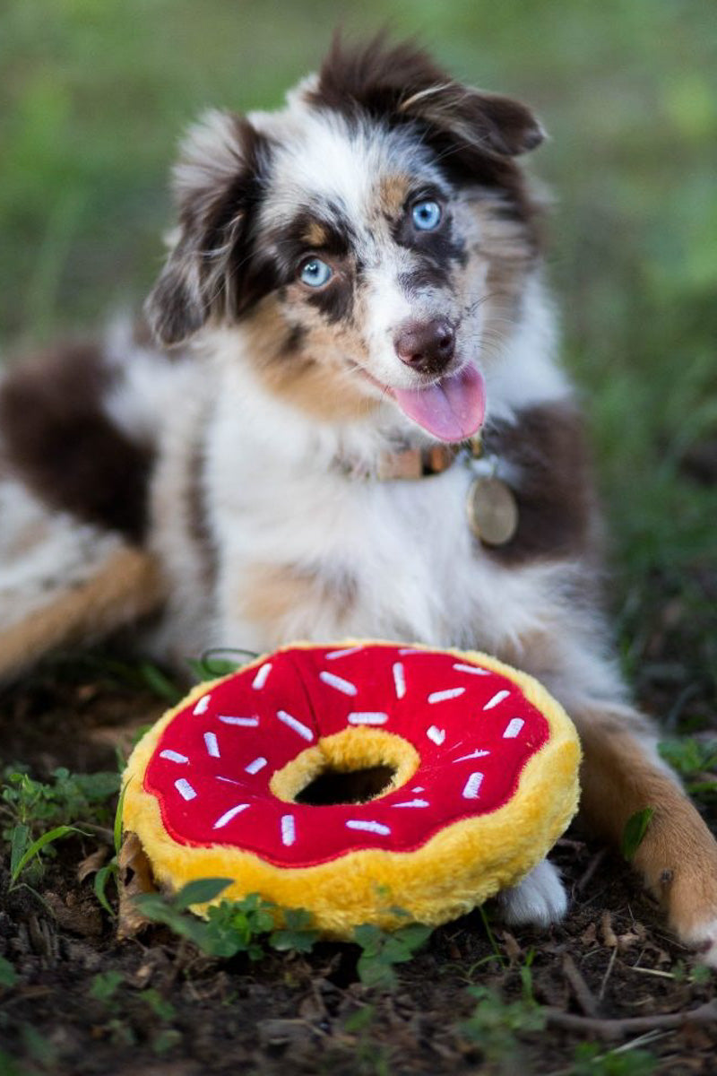 ZippyPaws Holiday Cherry Donutz 7"