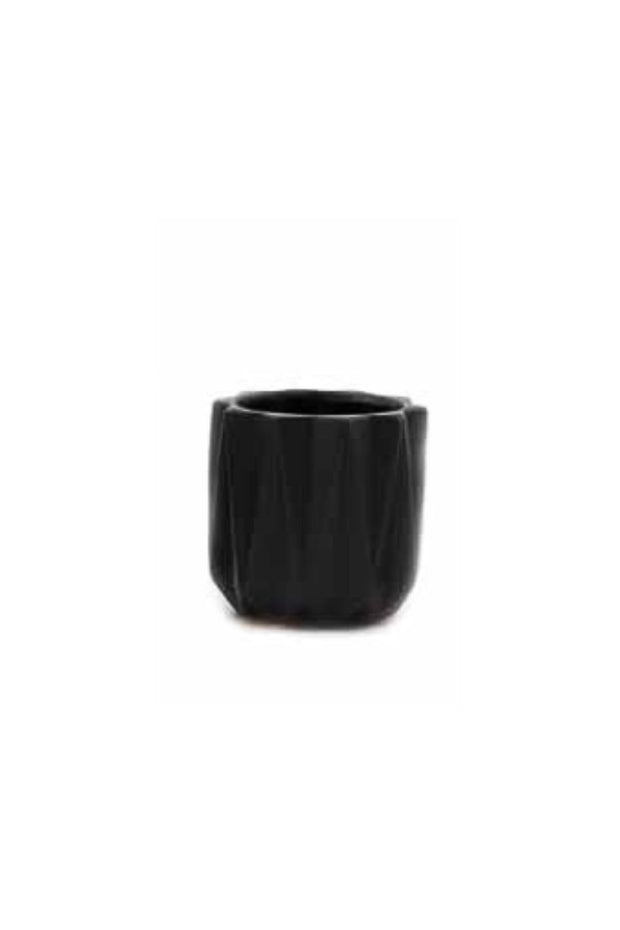 Dimensional Planter Black Matte 4.5"