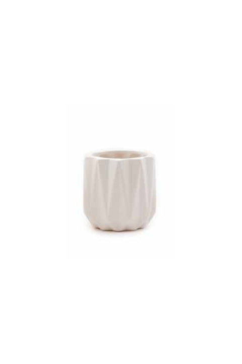 Dimensional Planter Matte White 4.5"