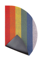 Chilewich Pride Stripe Shag Apartment Mat Rainbow 17.5"x31"