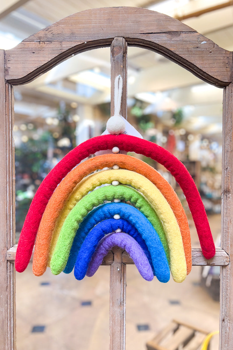 DZI Handmade Felted Rainbow