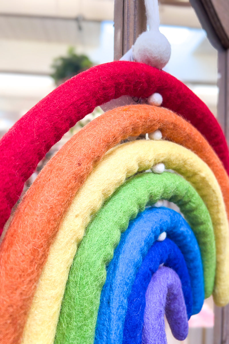 DZI Handmade Felted Rainbow